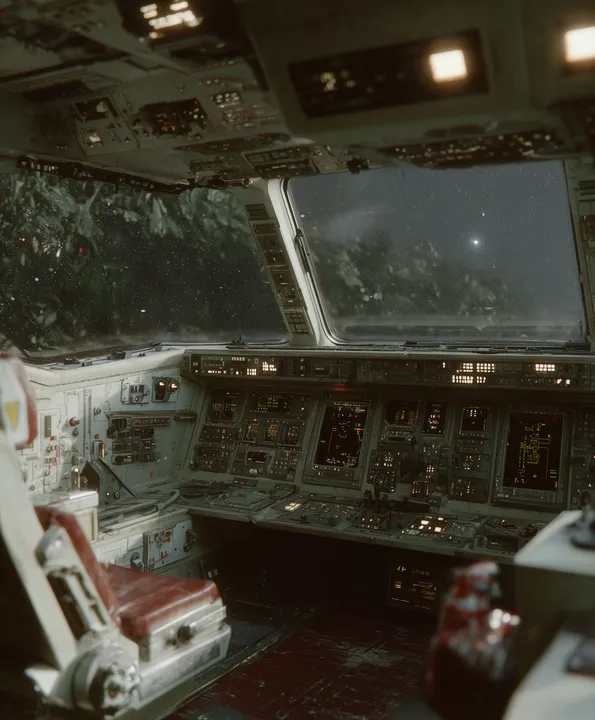 Vintage Spaceship — preview