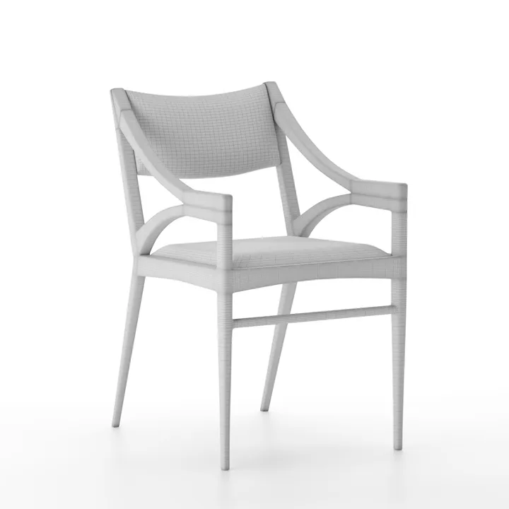 Chair · Atra Form · O Chair — wireframe