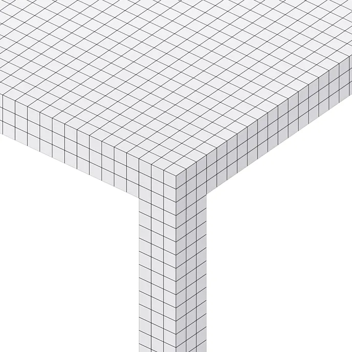 Table · Zanotta · Quaderna 2600 · 180x90 — view 3